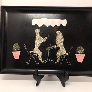 Vintage MCM Couroc of Monterey serving tray